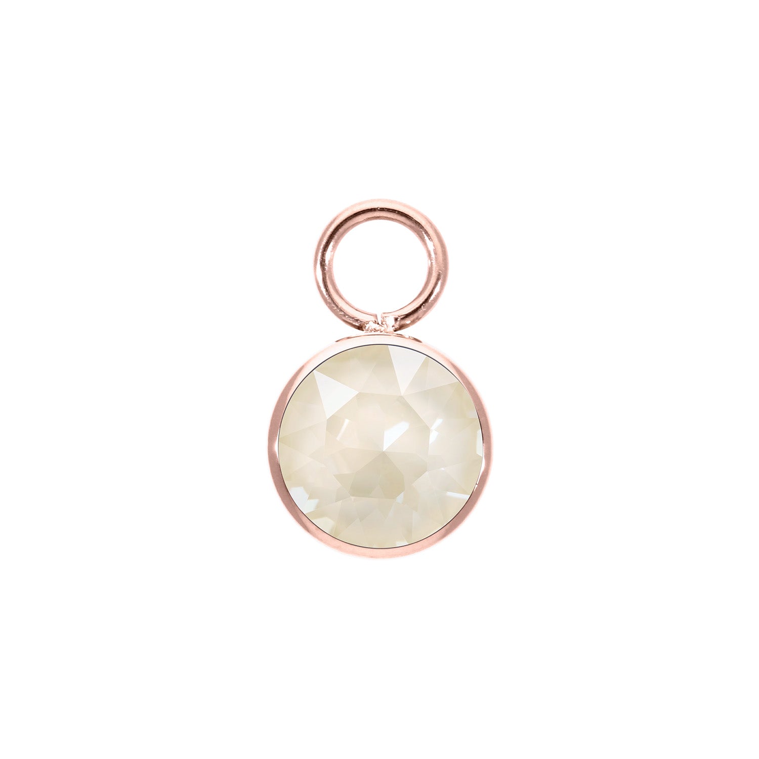 Bottone Charm 0.4" - Rose Gold