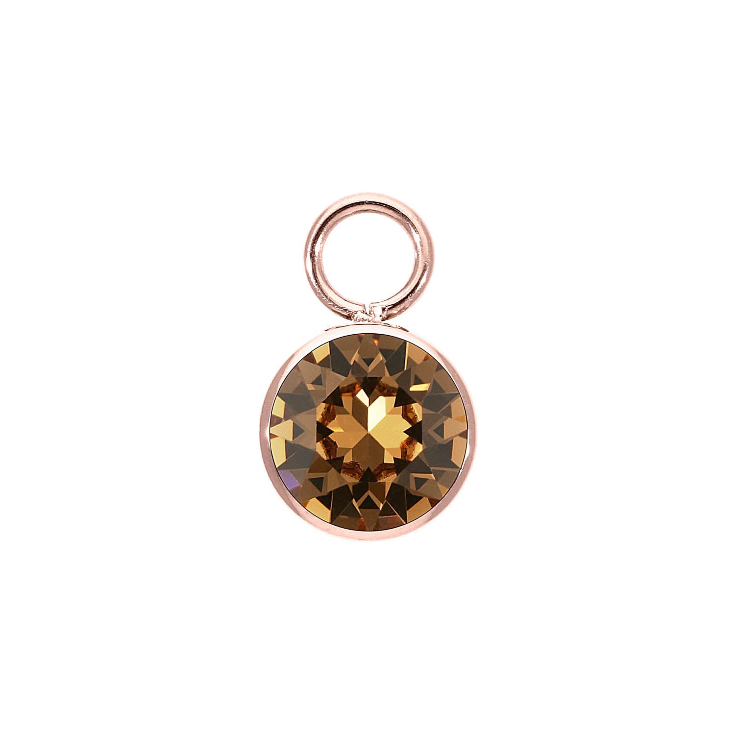 Bottone Charm 0.4" - Rose Gold