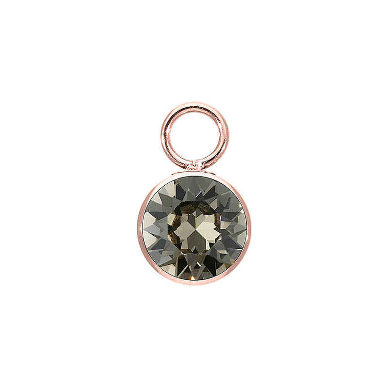 Bottone Charm 0.4" - Rose Gold Greige