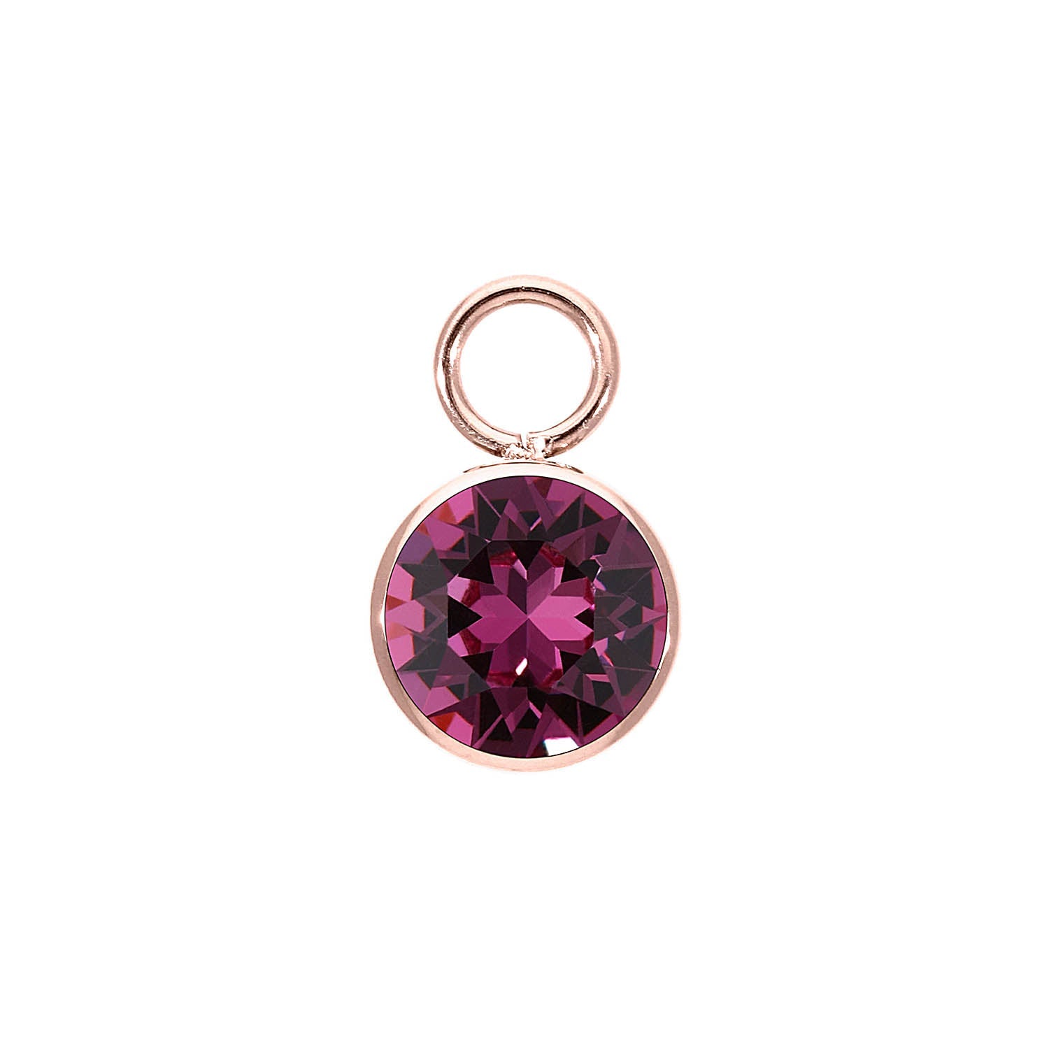 Bottone Charm 0.4" - Rose Gold