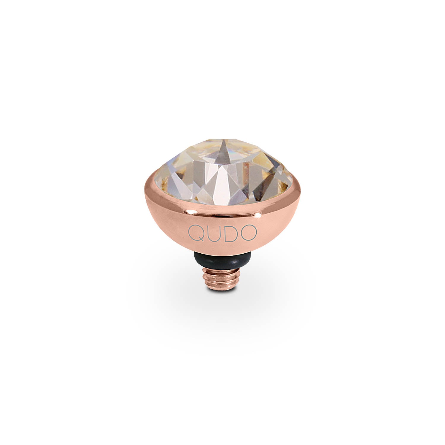 Bottone Top 0.4" - Rose Gold silk