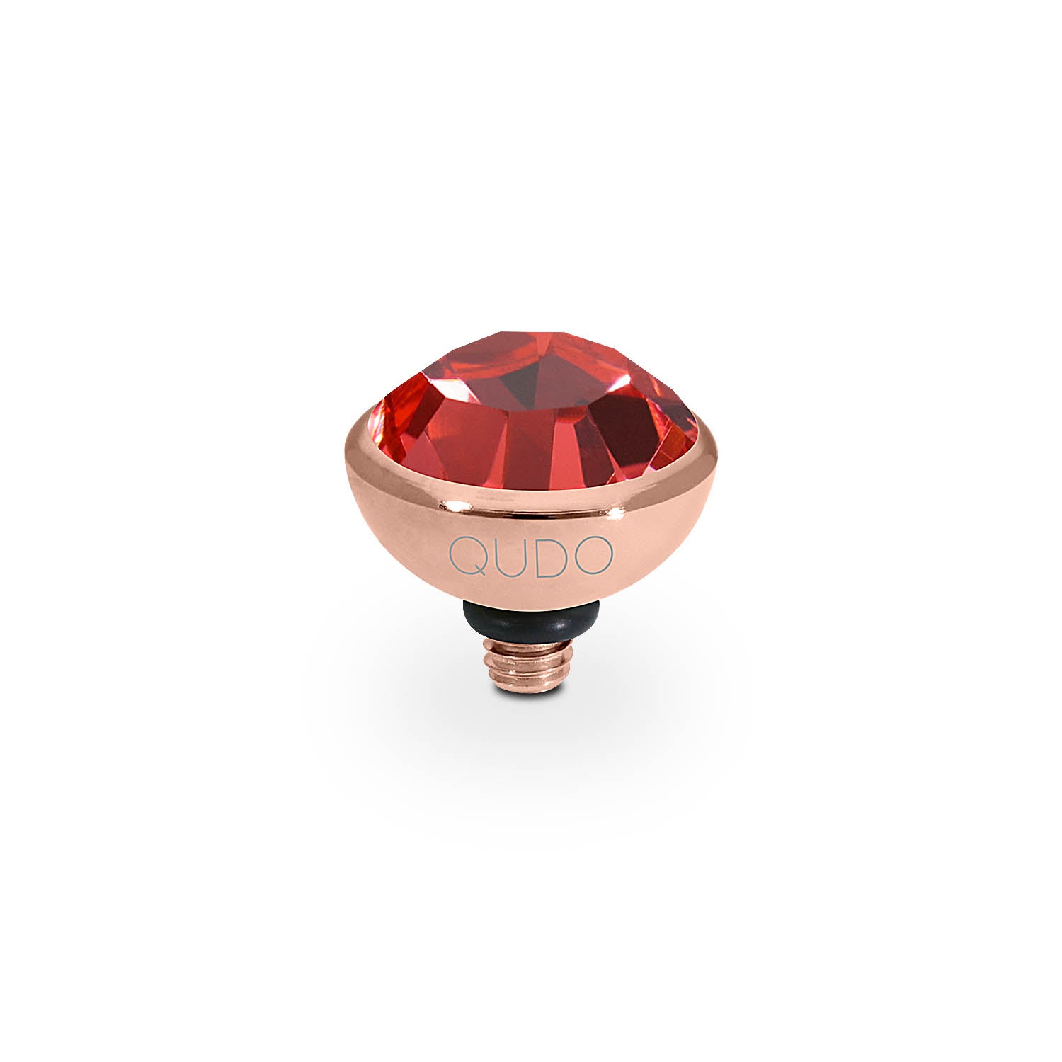 Bottone Top 0.4" - Rose Gold padparadscha