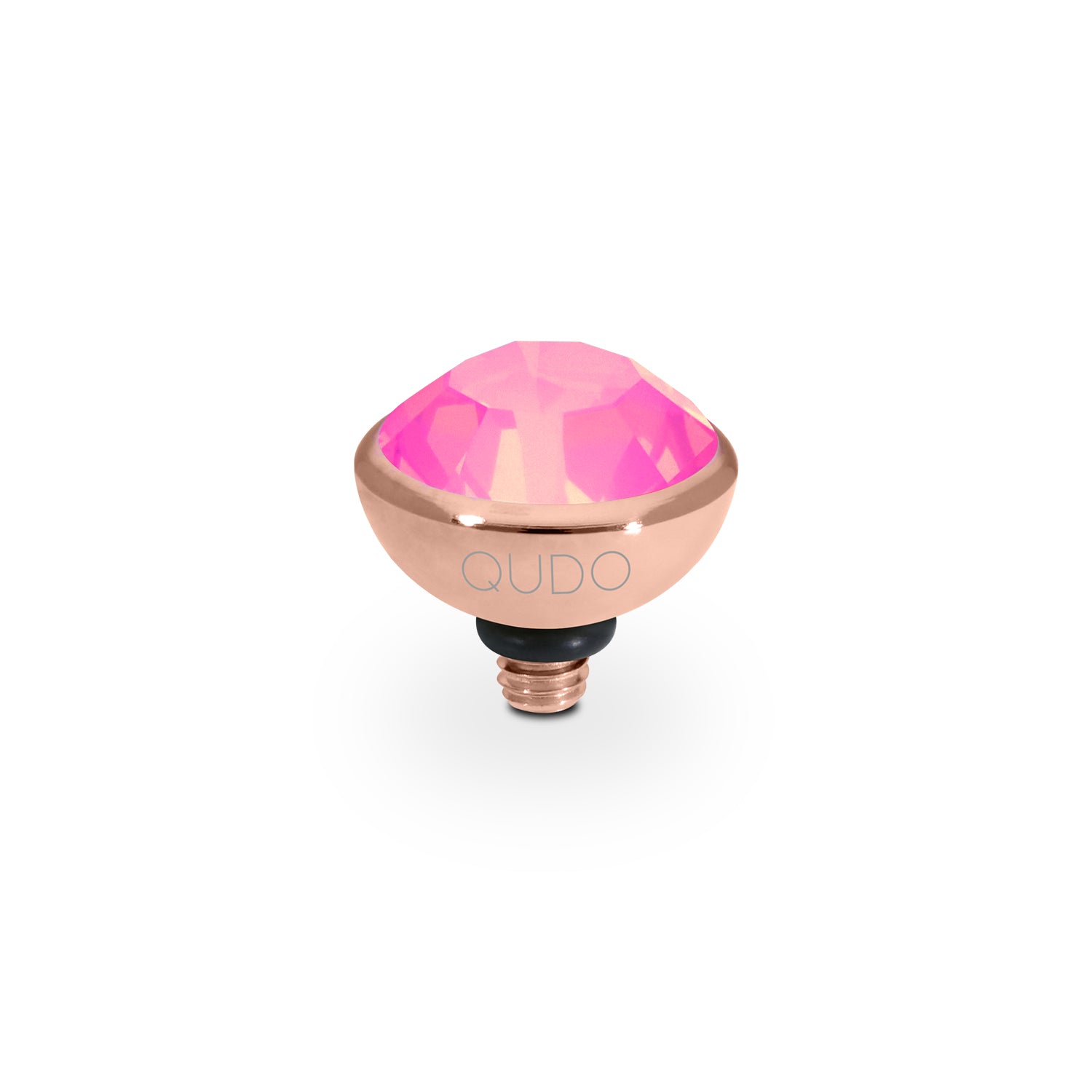 Bottone Top 0.4" - Rose Gold Crystal Dahlia Ignite