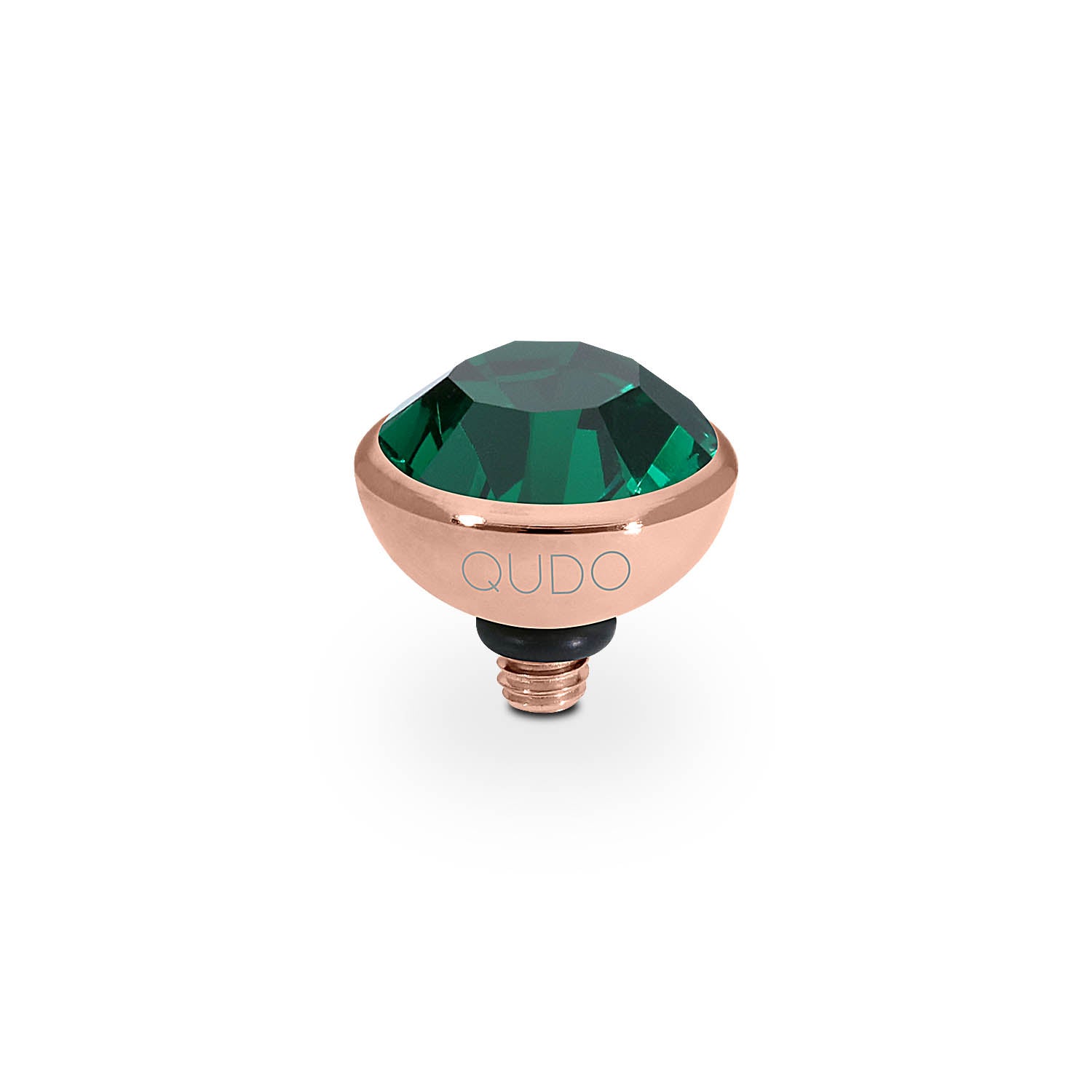 Bottone Top 0.4" - Rose Gold emerald