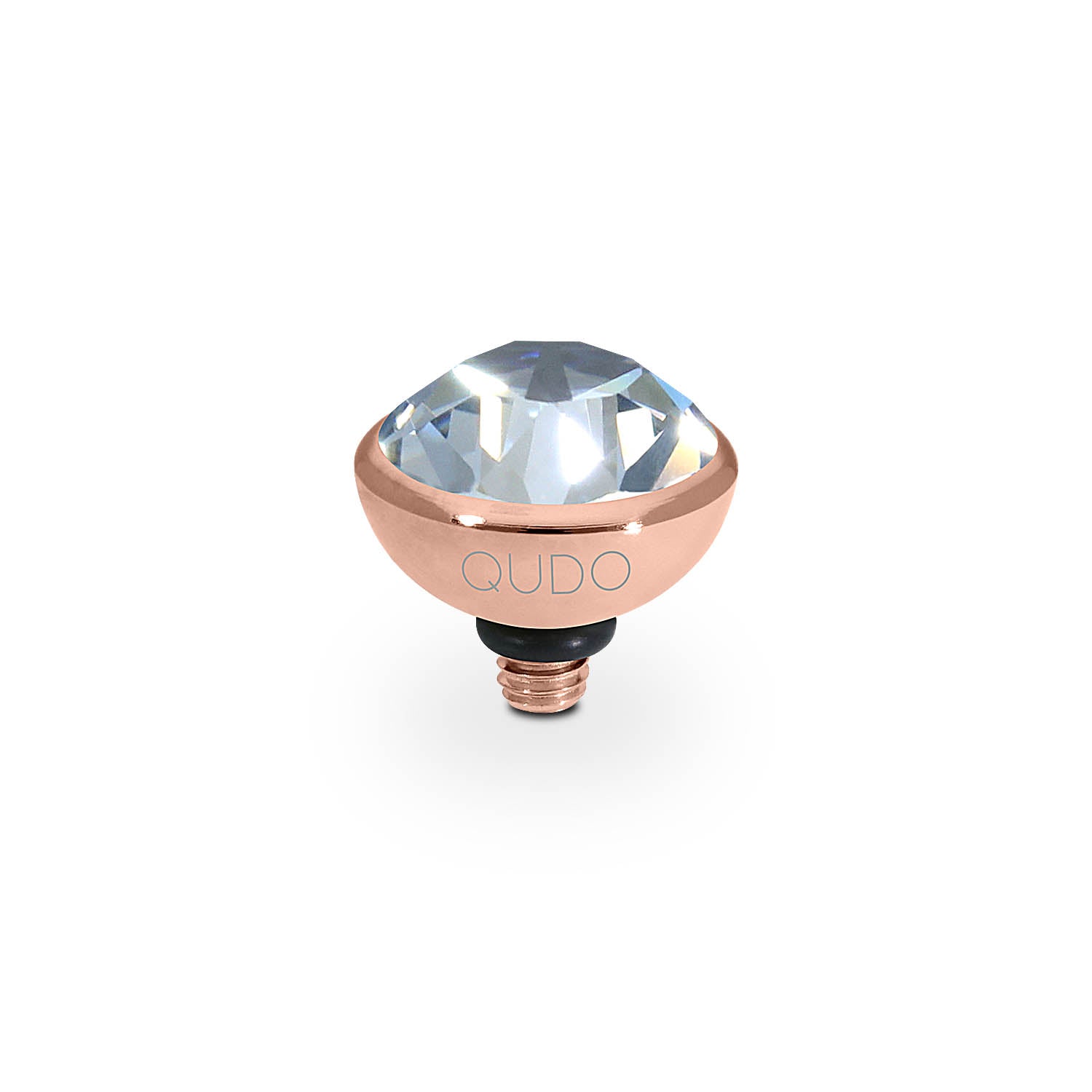Bottone Top 0.4" - Rose Gold blue shade