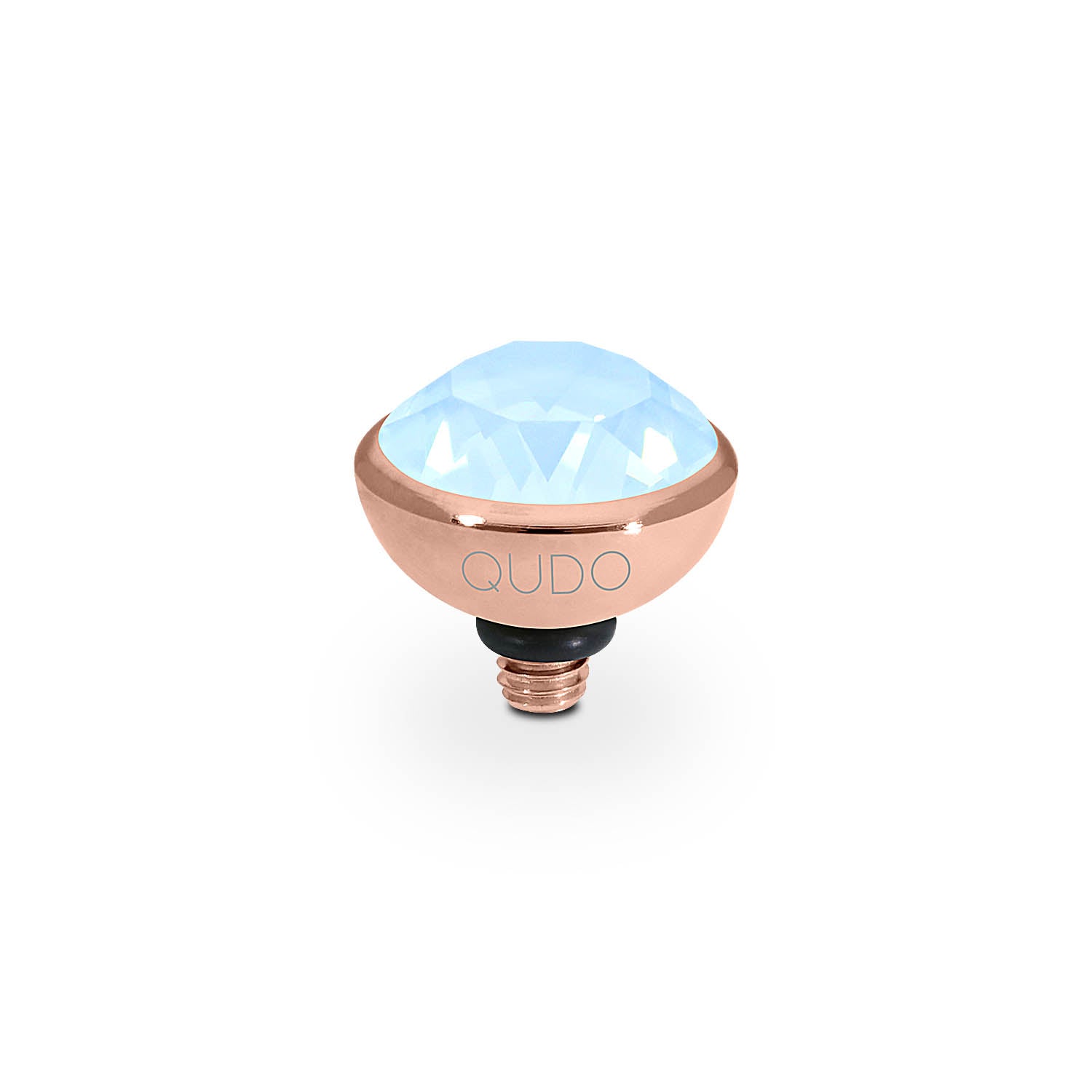 Bottone Top 0.4" - Rose Gold crystal sky ignite