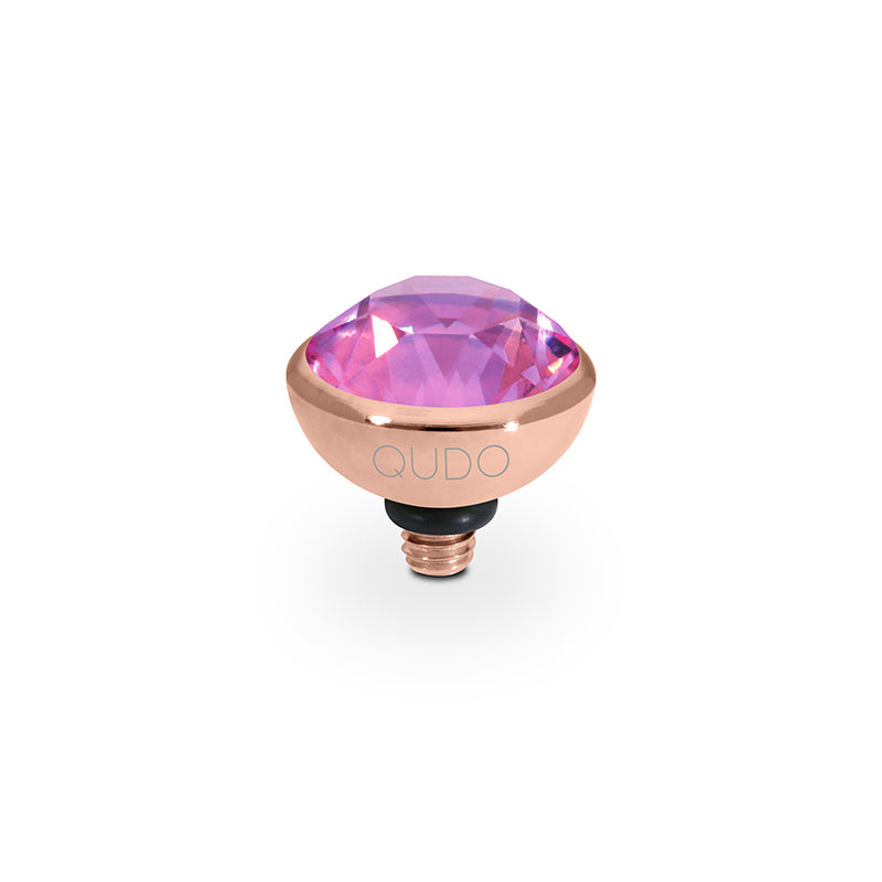 Bottone Top 0.4" - Rose Gold Crystal Orchid Ignite