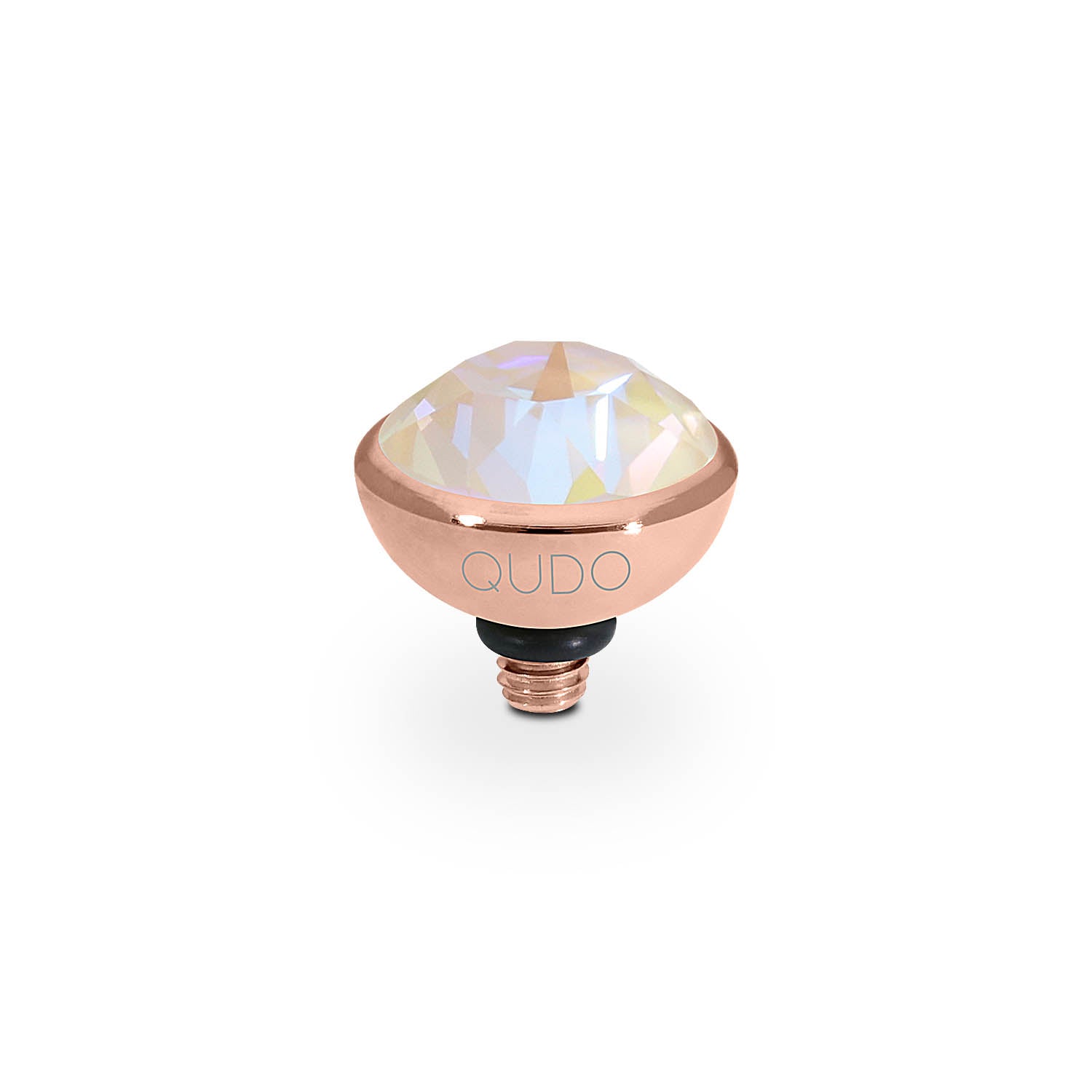 Bottone Top 0.4" - Rose Gold ivory cream delite