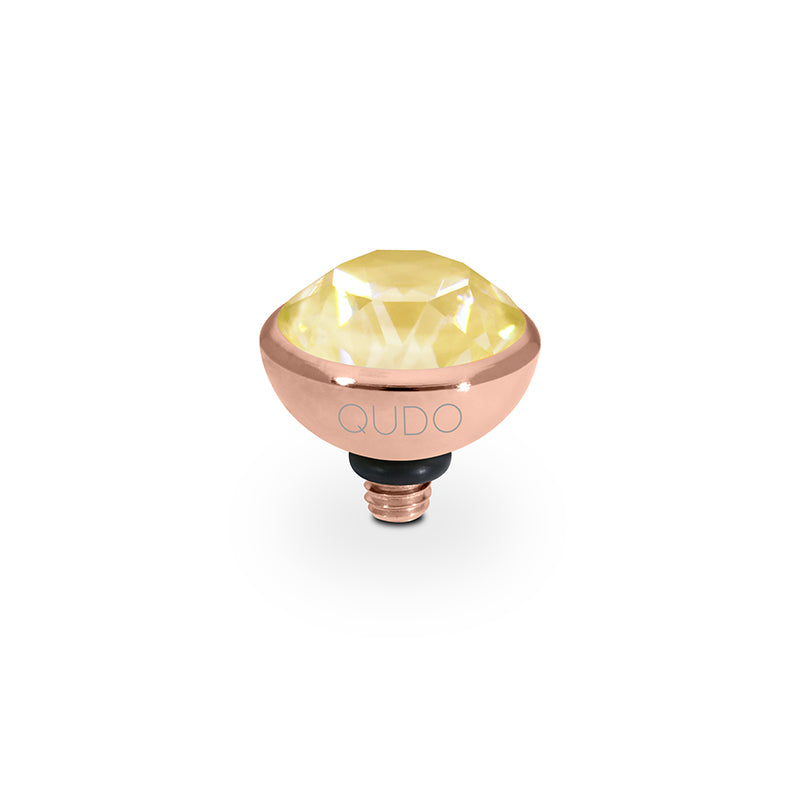Bottone Top 0.4" - Rose Gold Recreated Dark Jonquil