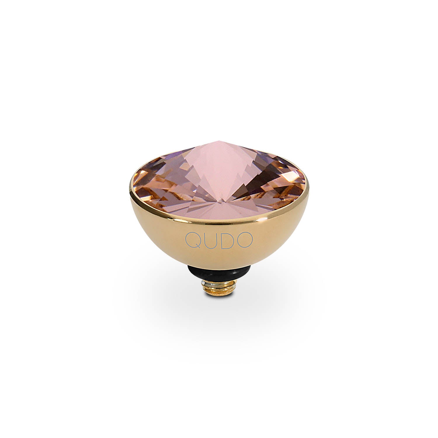 Bottone Top 0.45"  - Gold vintage rose