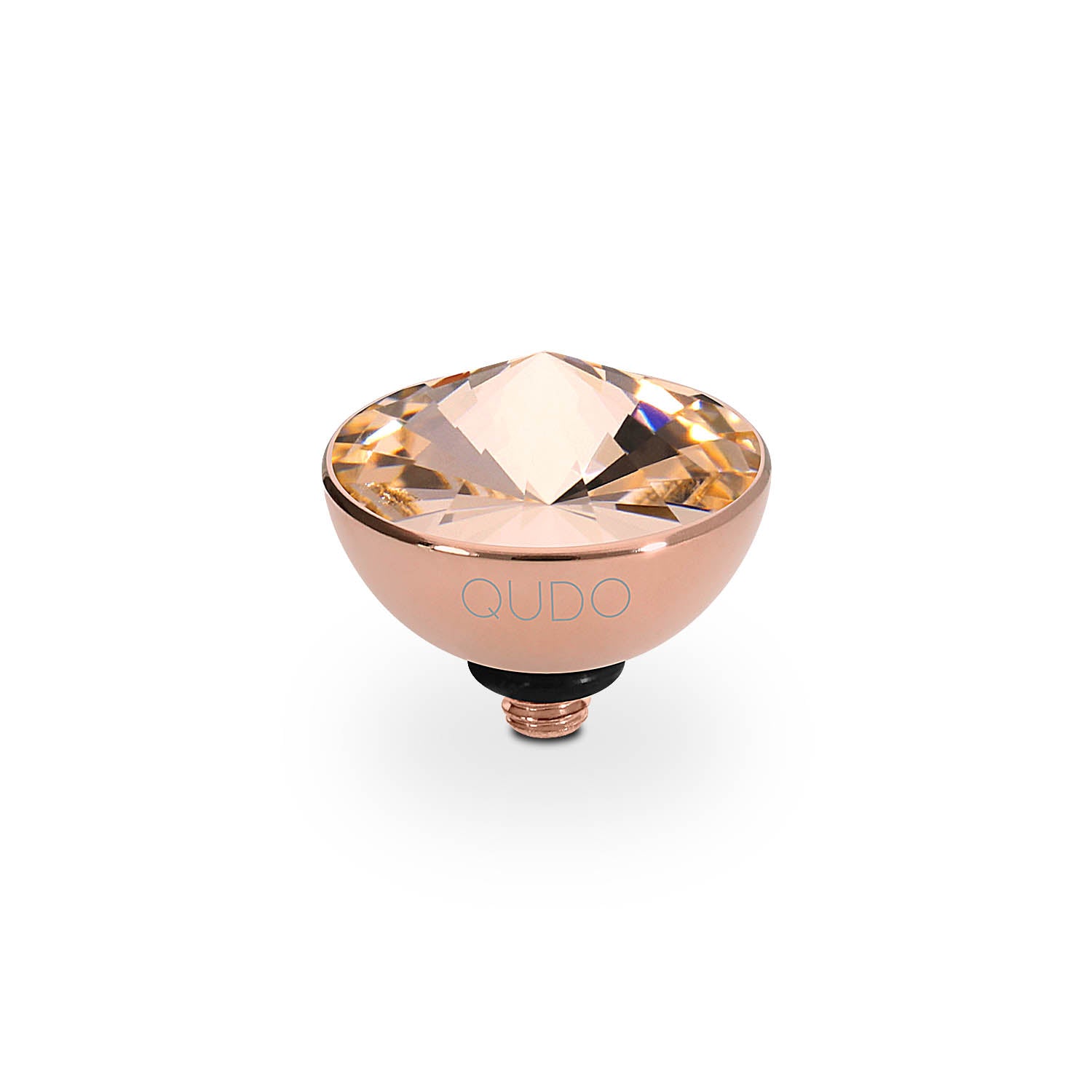 Bottone Top 0.45" - Rose Gold silk