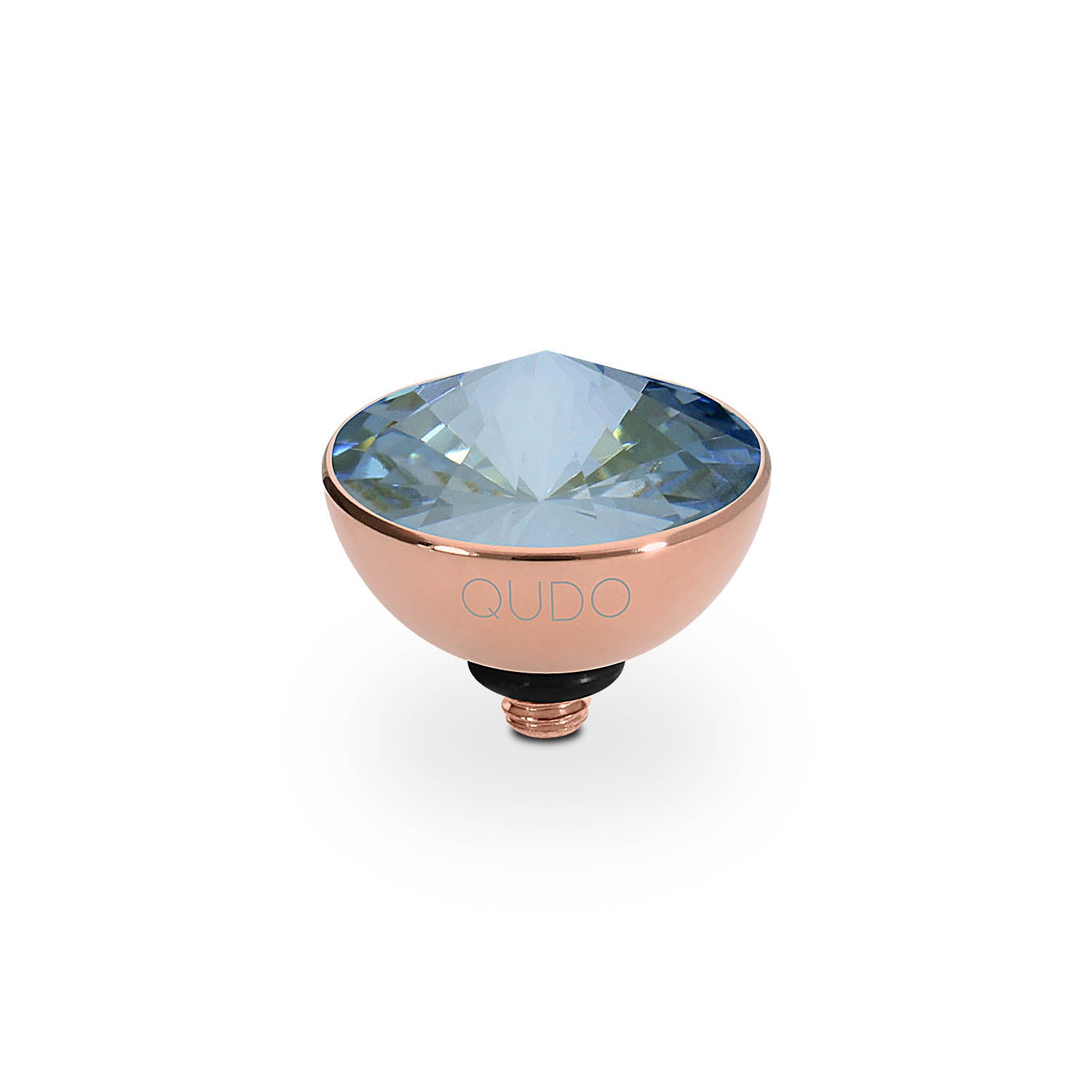 Bottone Top 0.45" - Rose Gold blue shade