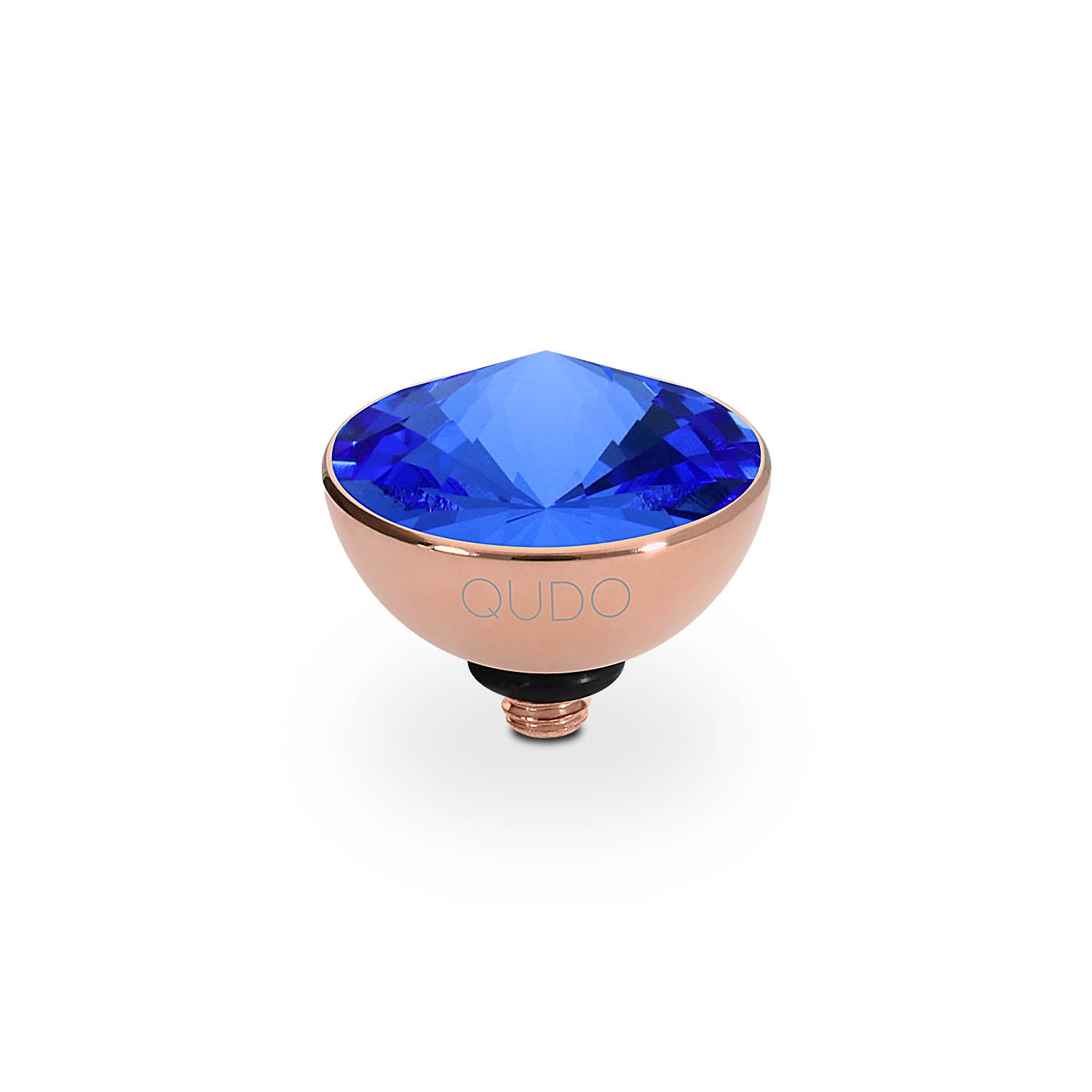 Bottone Top 0.45" - Rose Gold sapphire