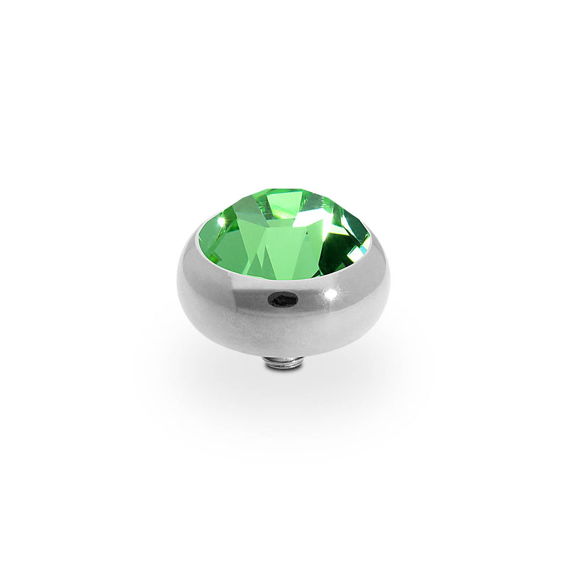 Sesto Top 0.4" - Silver peridot