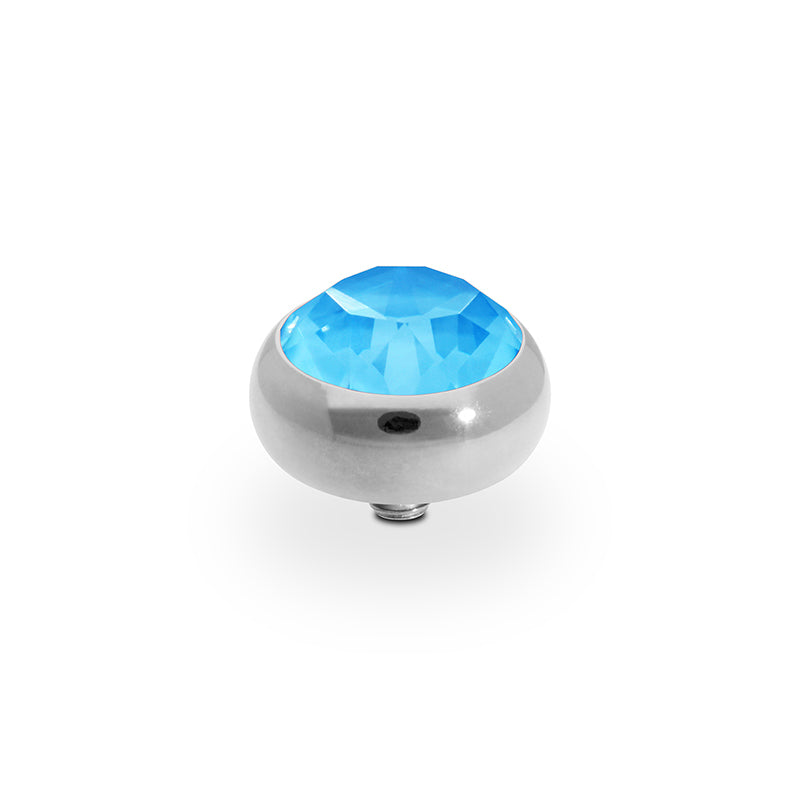 Sesto Top 0.4" - Silver Crystal Electric Blue Ignite
