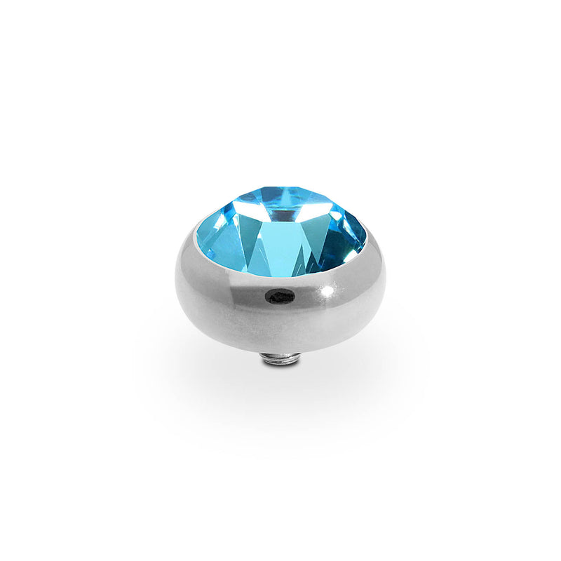 Sesto Top 0.4" - Silver aquamarine