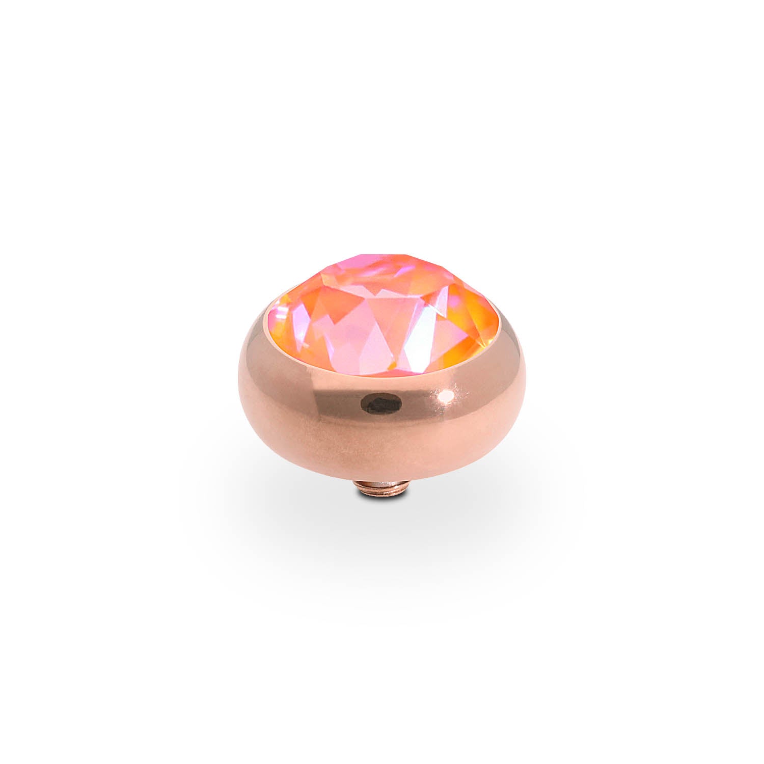 Sesto Top 0.4" - Rose Gold crystal orange glow delite