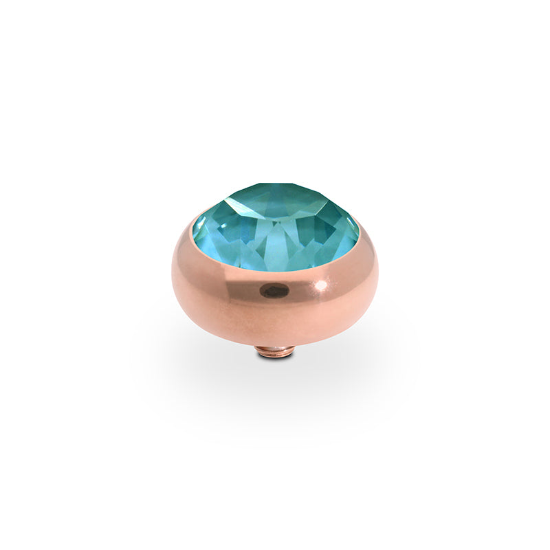 Sesto Top 0.4" - Rose Gold Crystal Pine Green Ignite