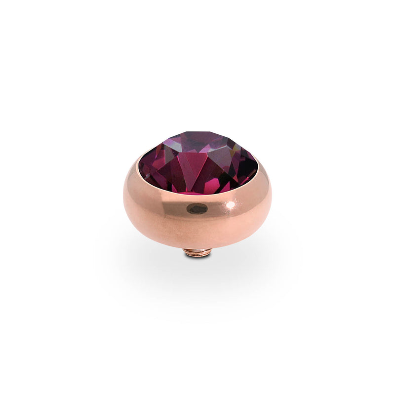 Sesto Top 0.4" - Rose Gold amethyst