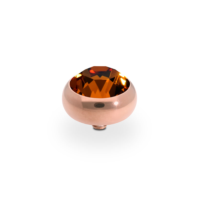 Sesto Top 0.4" - Rose Gold Smoked Topaz