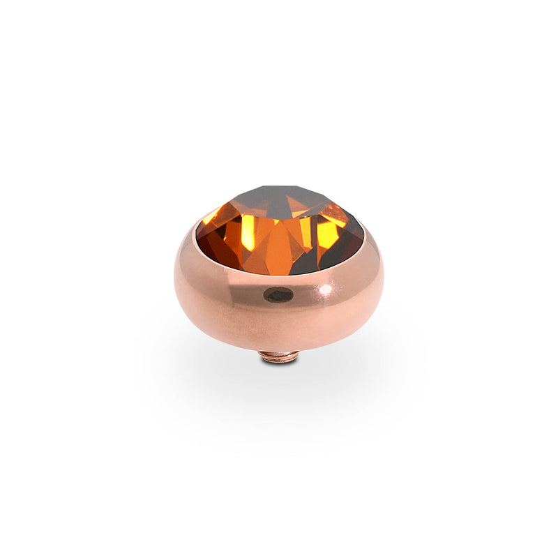 Sesto Top 0.4" - Rose Gold smoked amber