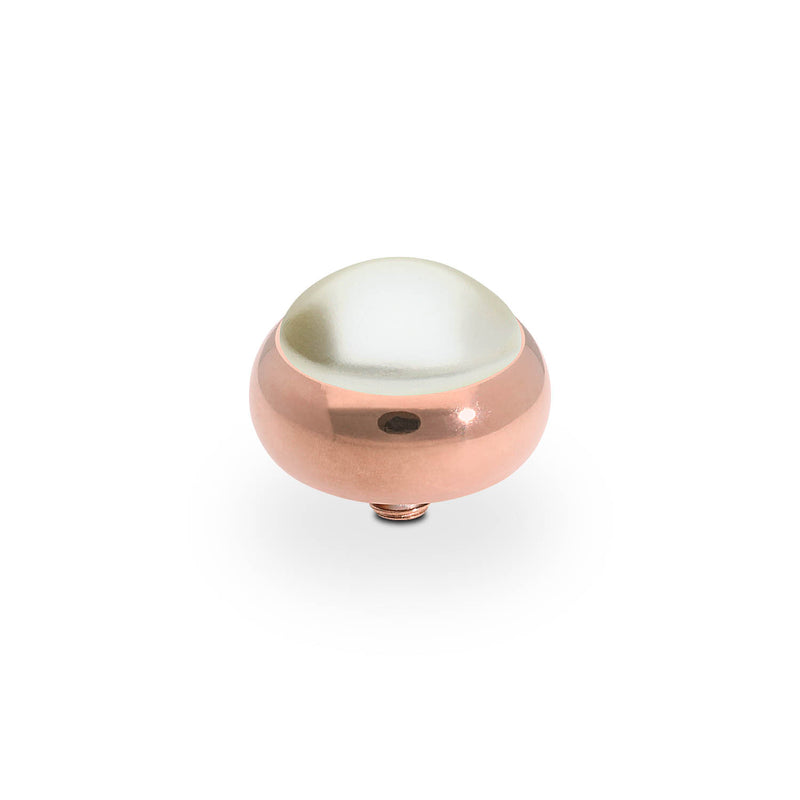 Sesto Top 0.4" - Rose Gold cream pearl
