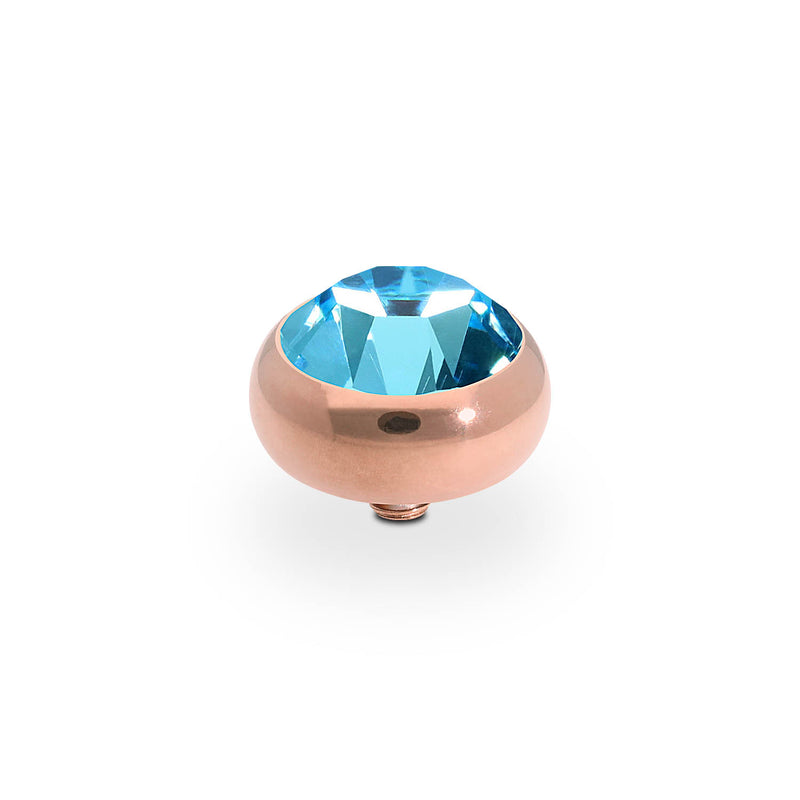 Sesto Top 0.4" - Rose Gold aquamarine