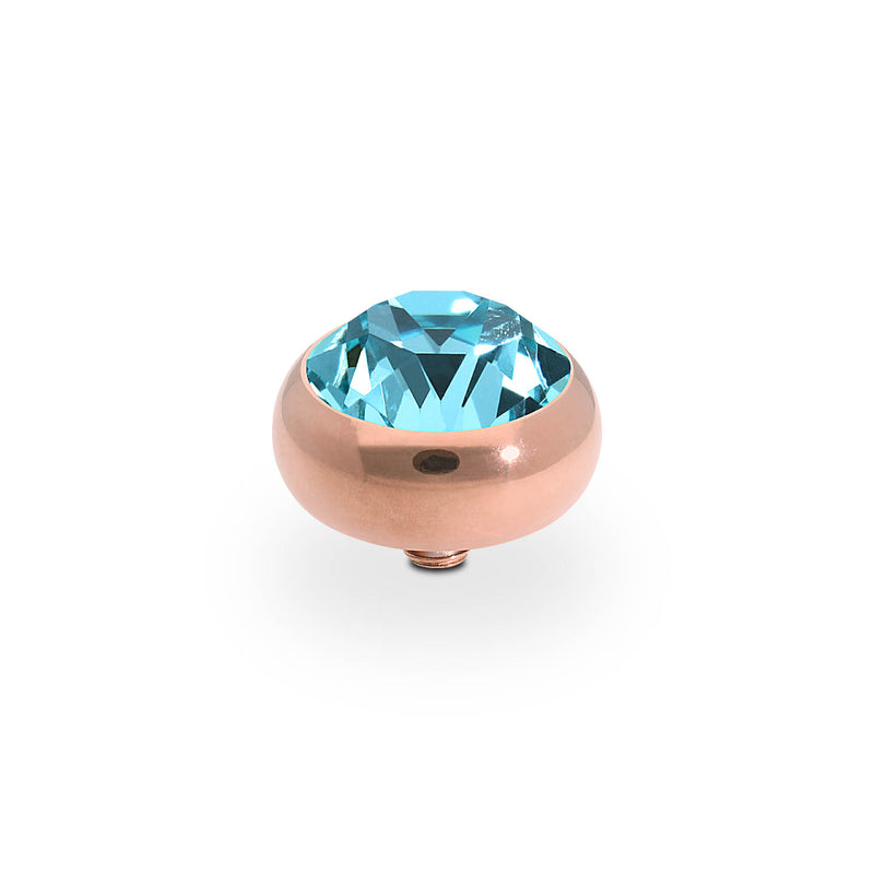 Sesto Top 0.4" - Rose Gold Light Turquoise