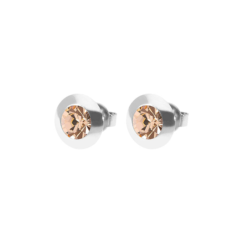 Tondo Stud Earring 0.35" - Silver