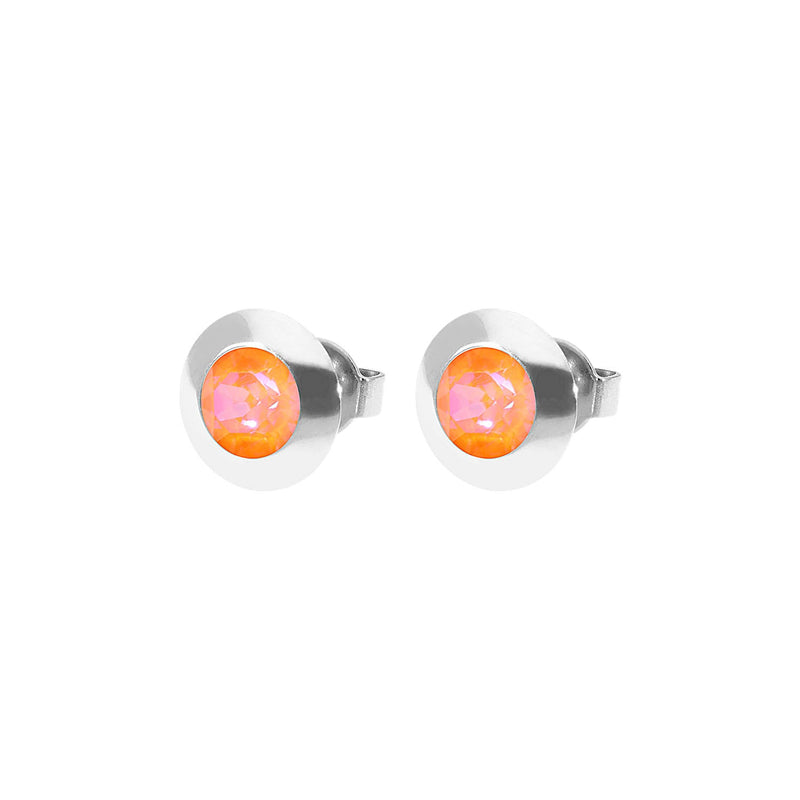 Tondo Stud Earring 0.35" - Silver