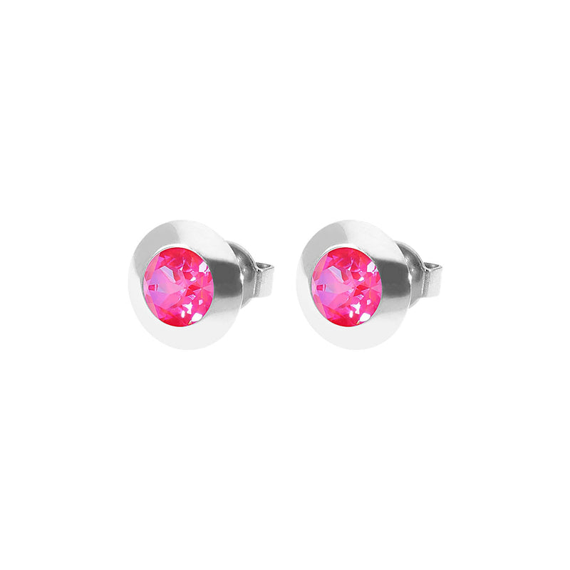 Tondo Stud Earring 0.35" - Silver