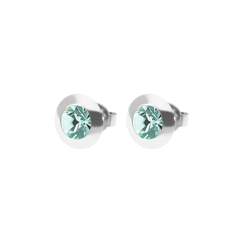 Tondo Stud Earring 0.35" - Silver