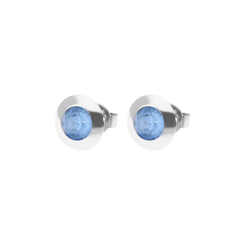 Tondo Stud Earring 0.35" - Silver