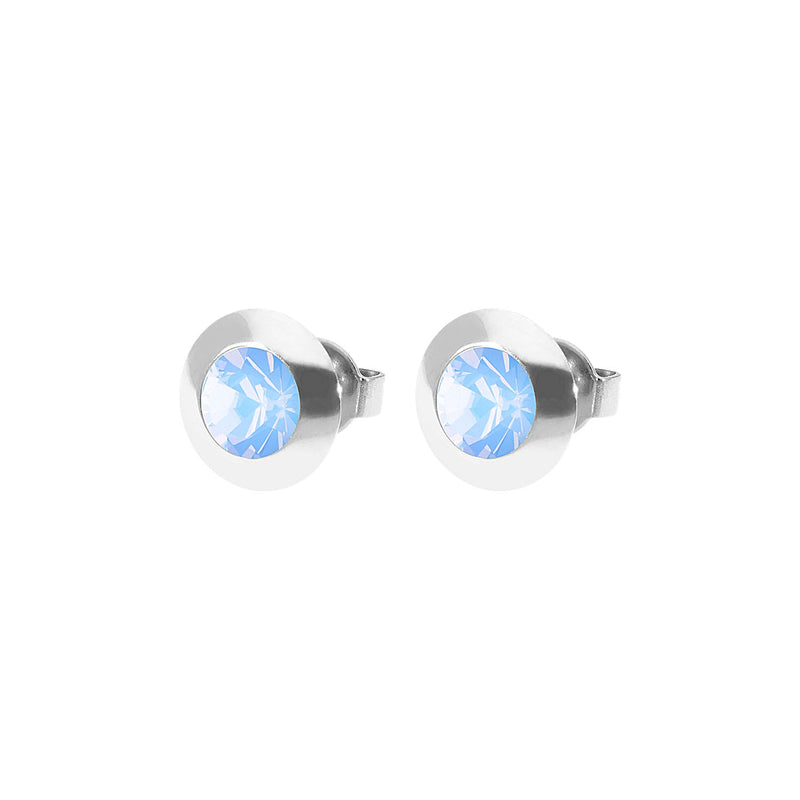 Tondo Stud Earring 0.35" - Silver