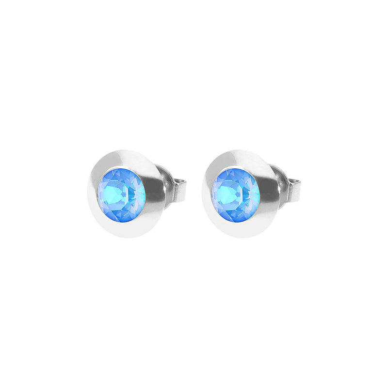 Tondo Stud Earring 0.35" - Silver