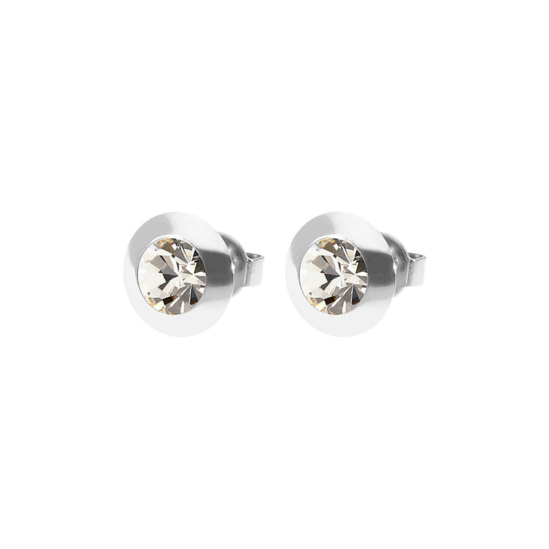 Tondo Stud Earring 0.35" - Silver