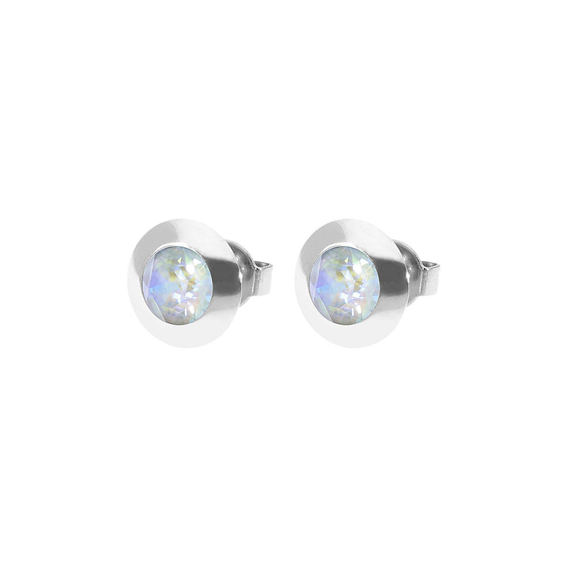 Tondo Stud Earring 0.35" - Silver