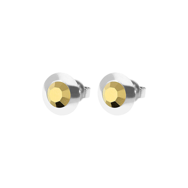 Tondo Stud Earring 0.35" - Silver