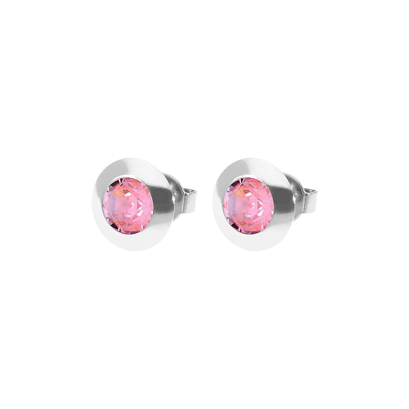 Tondo Stud Earring 0.35" - Silver