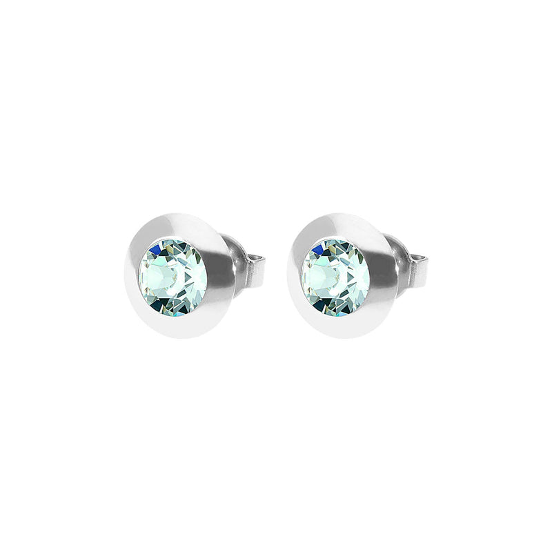 Tondo Stud Earring 0.35" - Silver