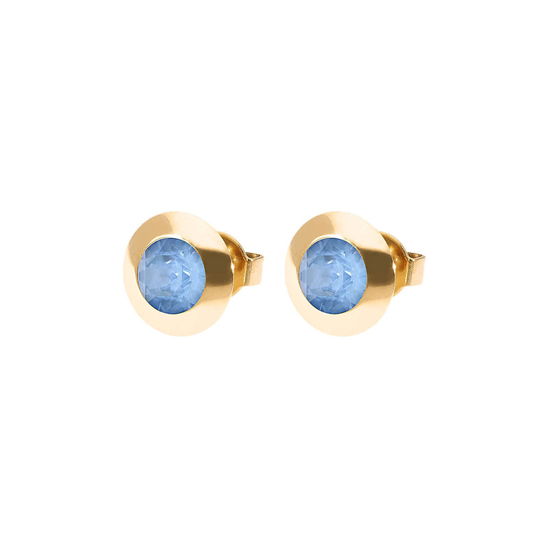 Tondo Stud Earring 0.35" - Gold