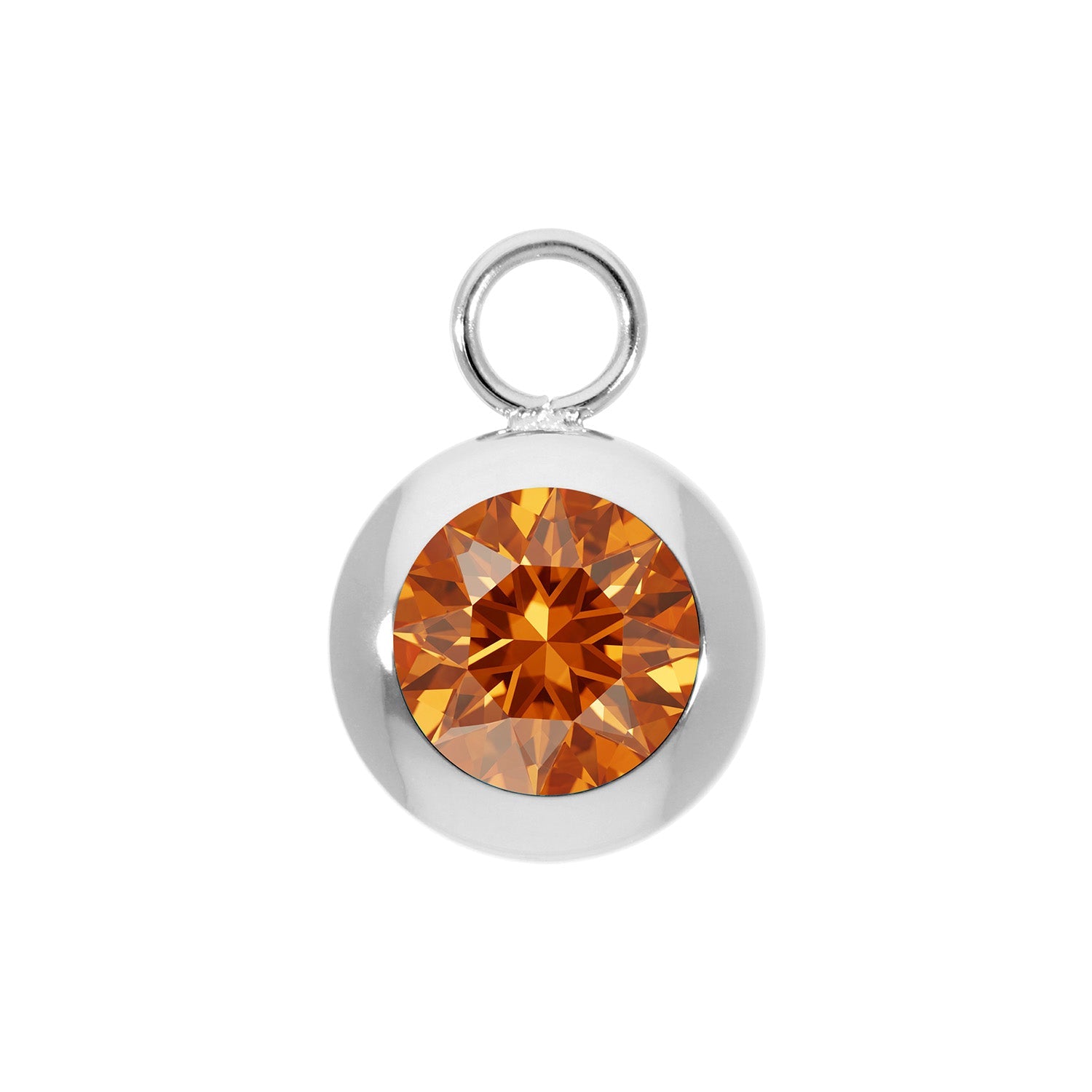 Tondo Charm 0.51" - Silver