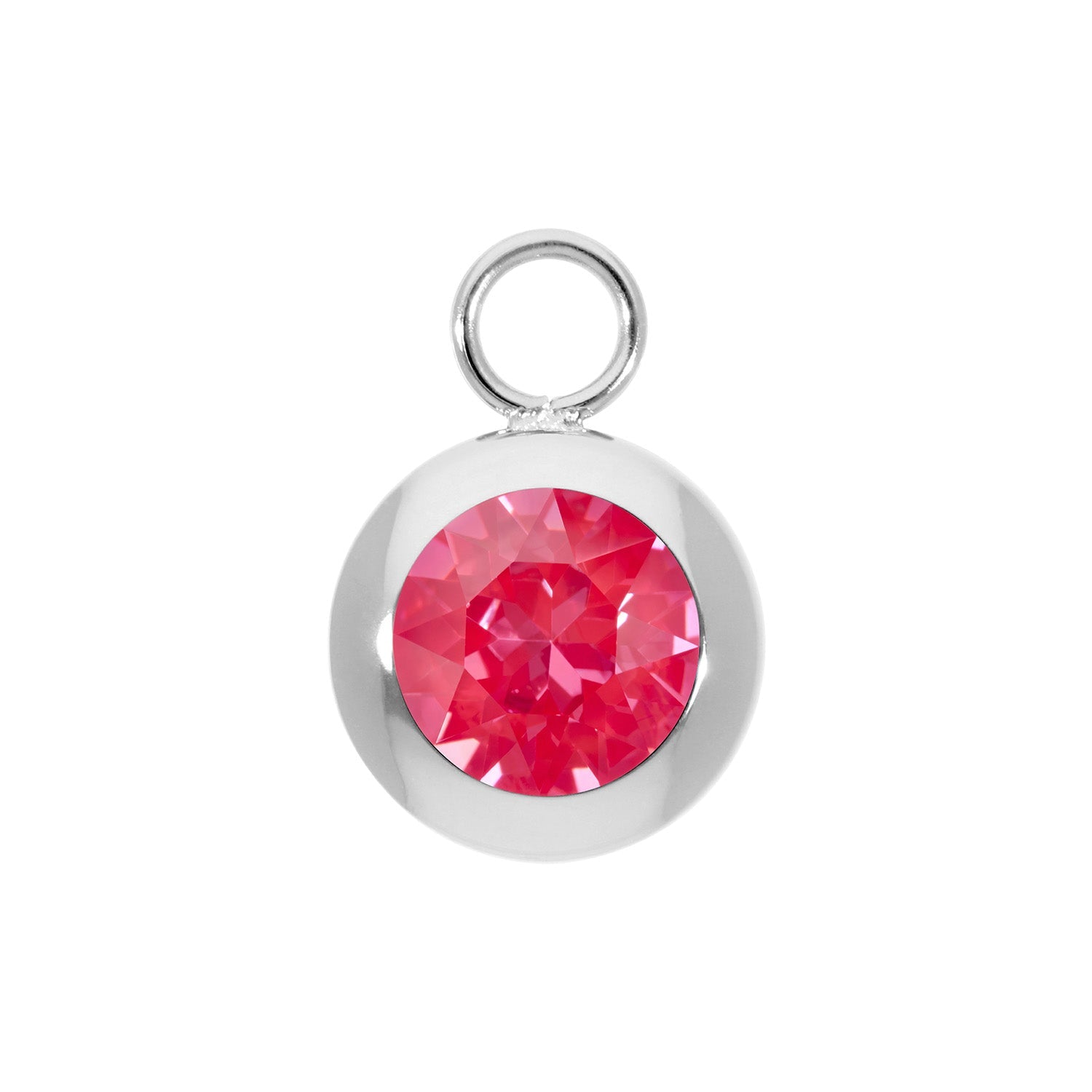 Tondo Charm 0.51" - Silver
