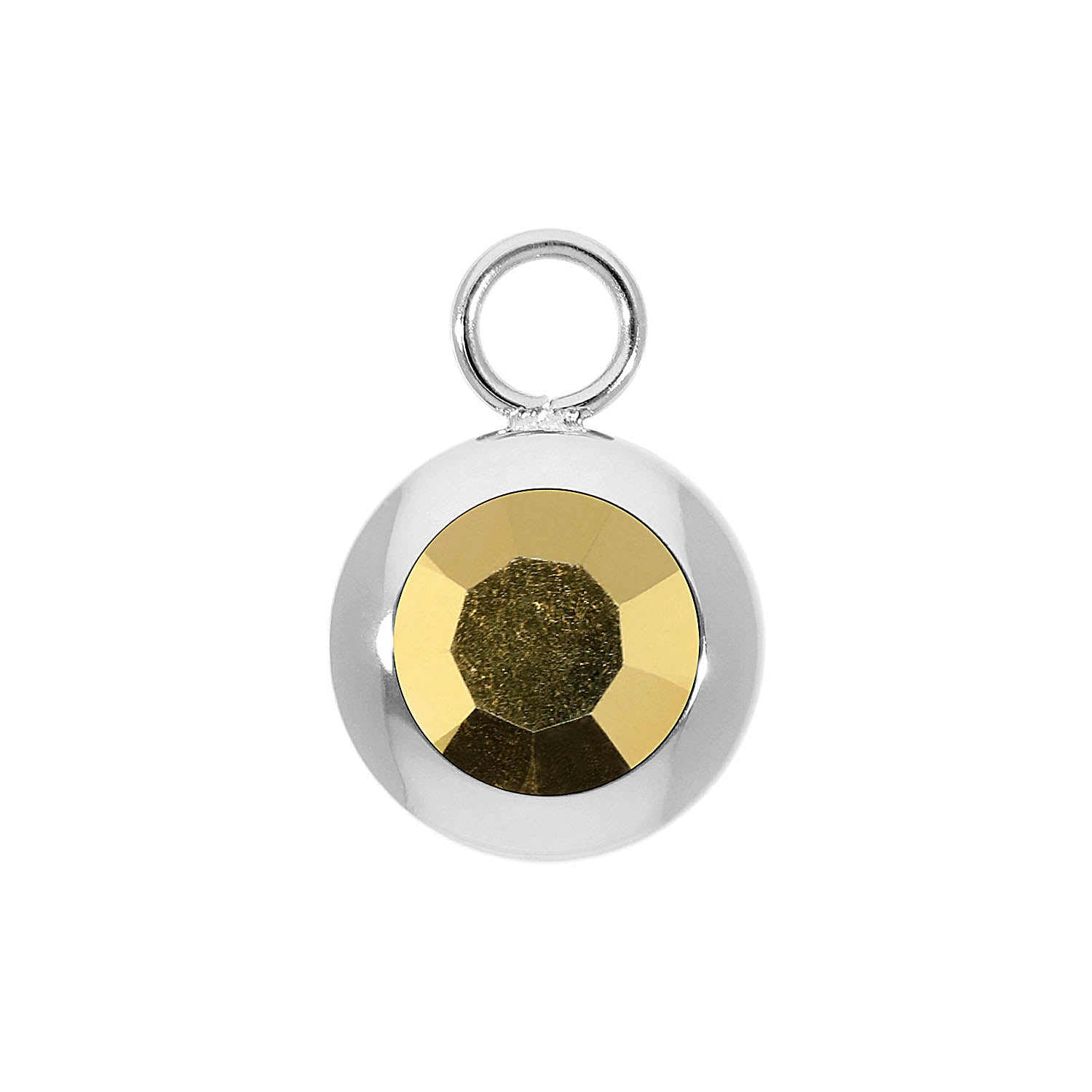 Tondo Charm 0.51" - Silver