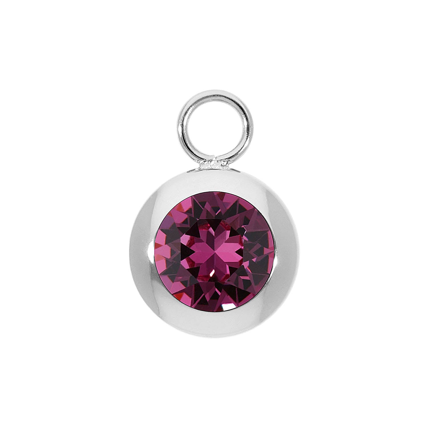 Tondo Charm 0.51" - Silver