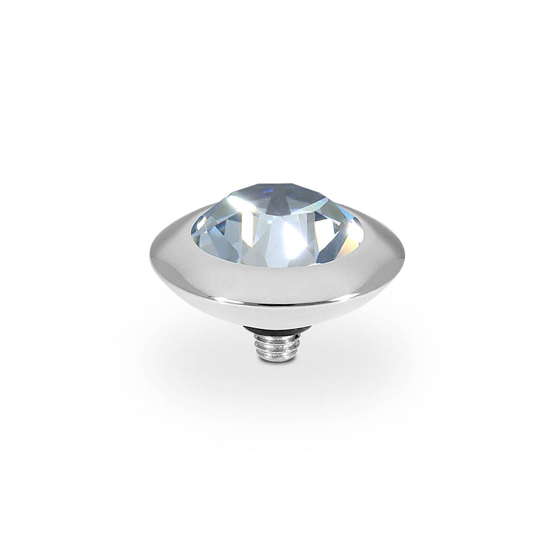Tondo Top 0.51" - Silver blue shade