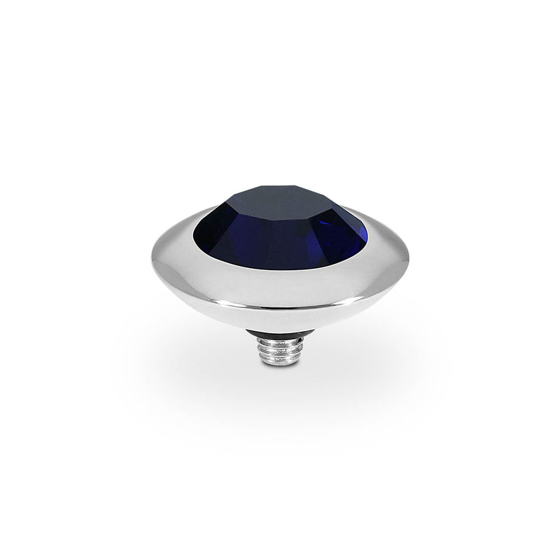 Tondo Top 0.51" - Silver Dark Indigo