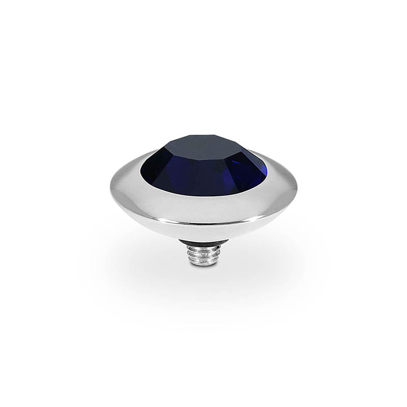 Tondo Top 0.51" - Silver Dark Indigo