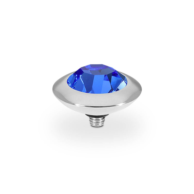 Tondo Top 0.51" - Silver sapphire
