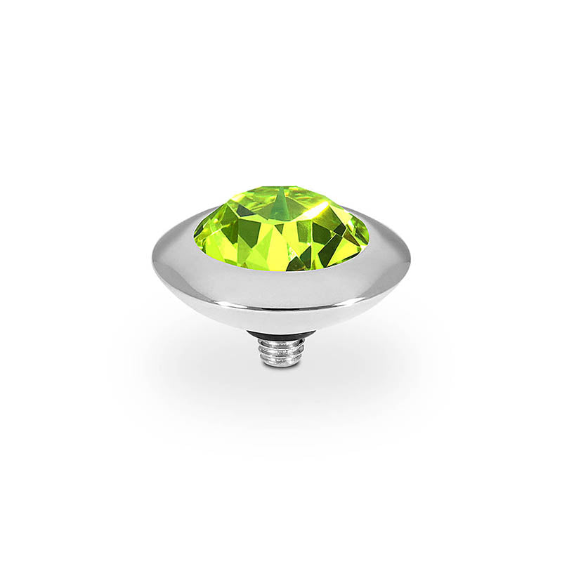 Tondo Top 0.51" - Silver Citrus Green